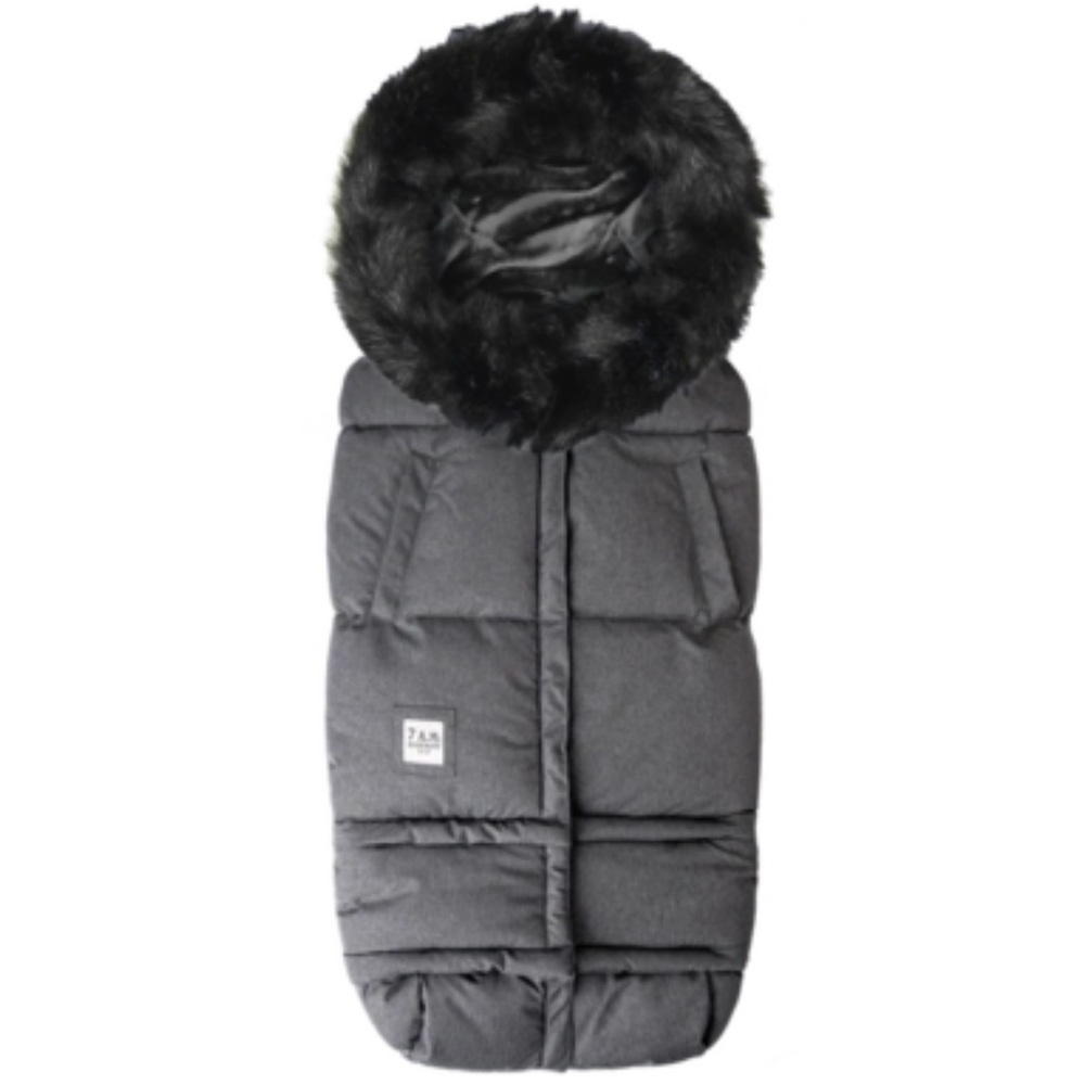 7 A.M. Enfant Blanket 212 Evolution Dark Grey, Black Tundra Trim